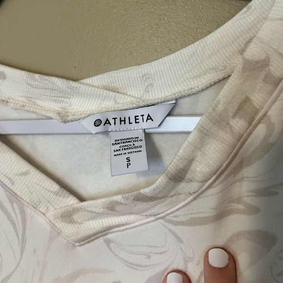 Athleta Coaster Luxe V Neck Sweatshirt - Picture 4 of 7